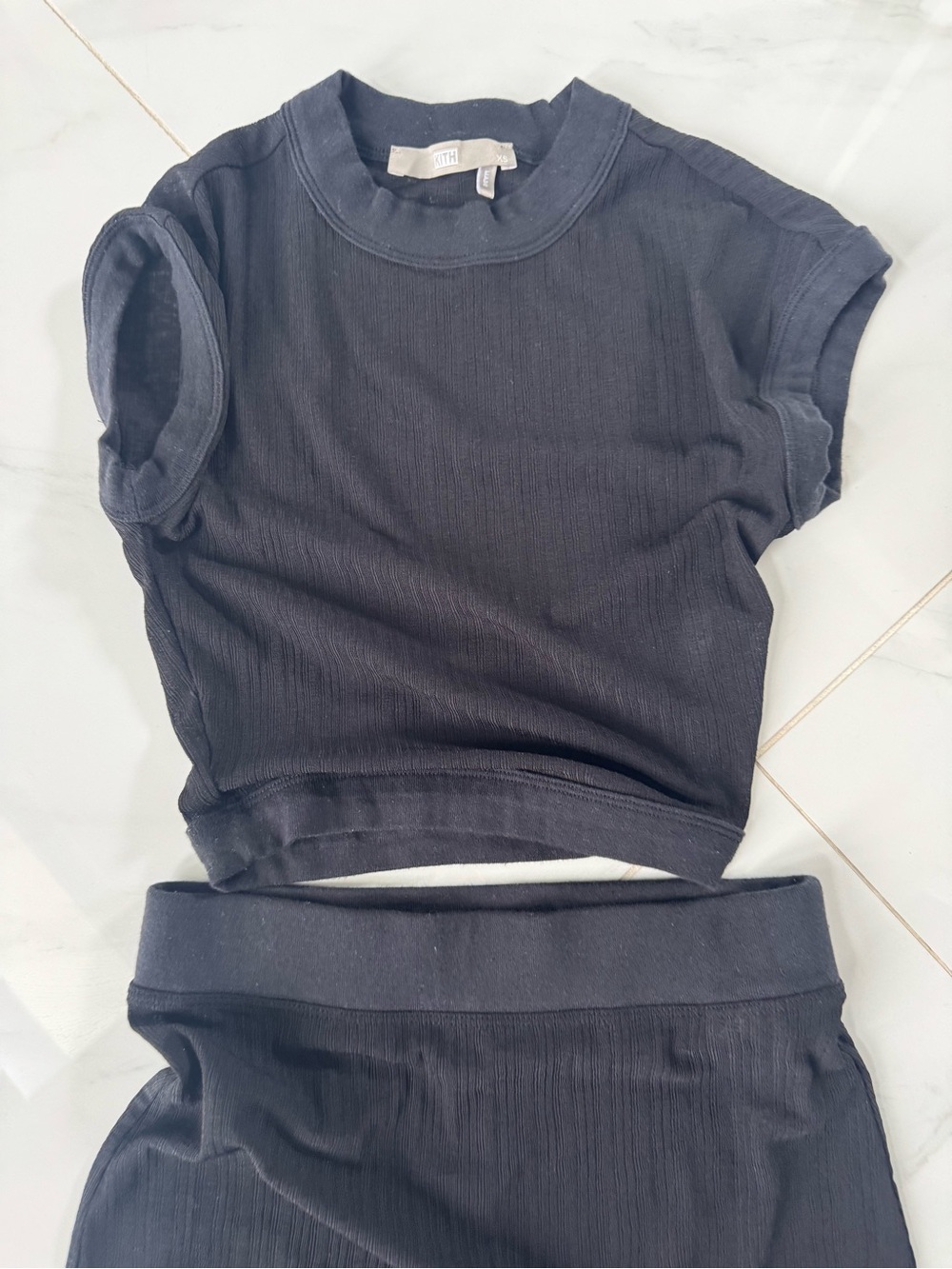 Kith Ribbed Two-Piece Set – XS 🏝️🏖️⛱️🔥 - Picture 3 of 5
